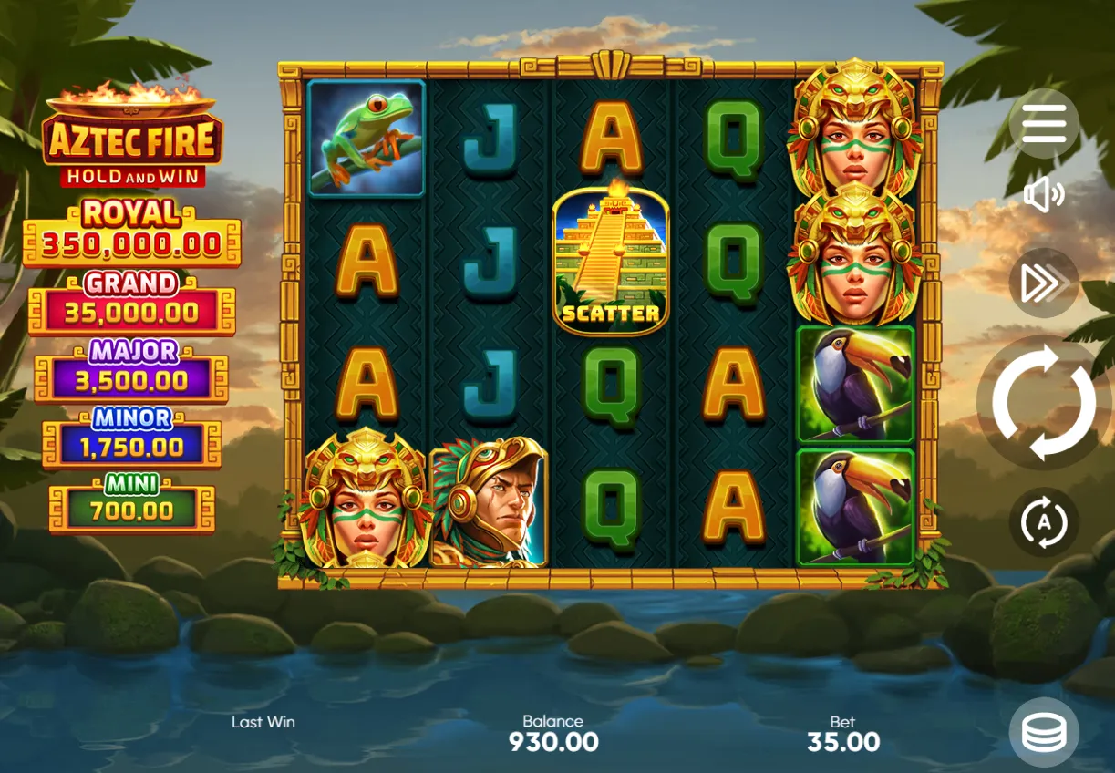 Aztec Fire: Hold and Win demo