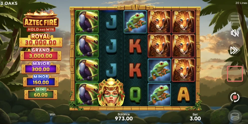 Aztec Fire: Hold and Win Slot