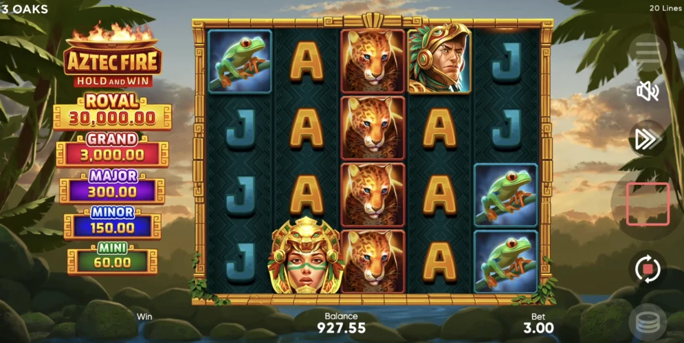 Aztec Fire: Hold and Win