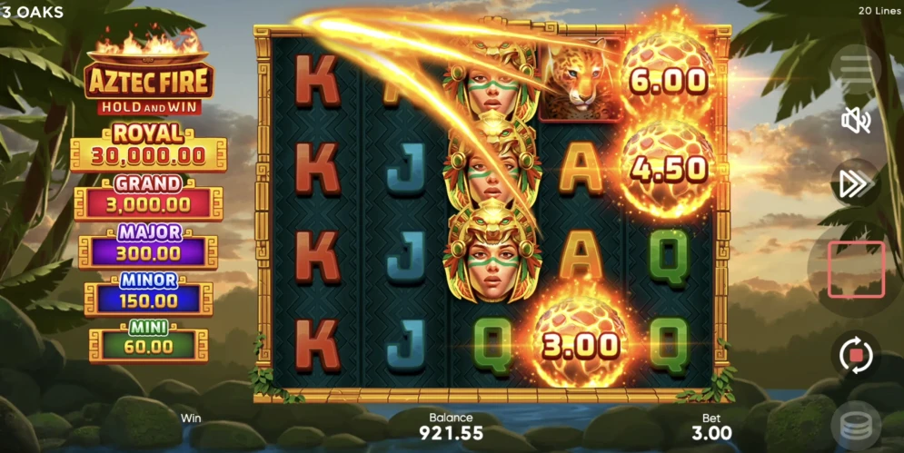 Aztec Fire: Hold and Win Slot
