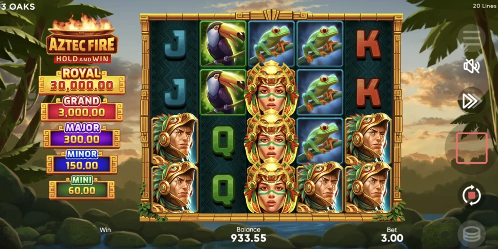 Aztec Fire: Hold and Win