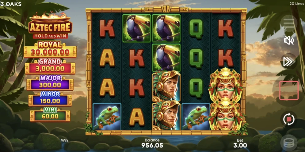 Aztec Fire: Hold and Win demo